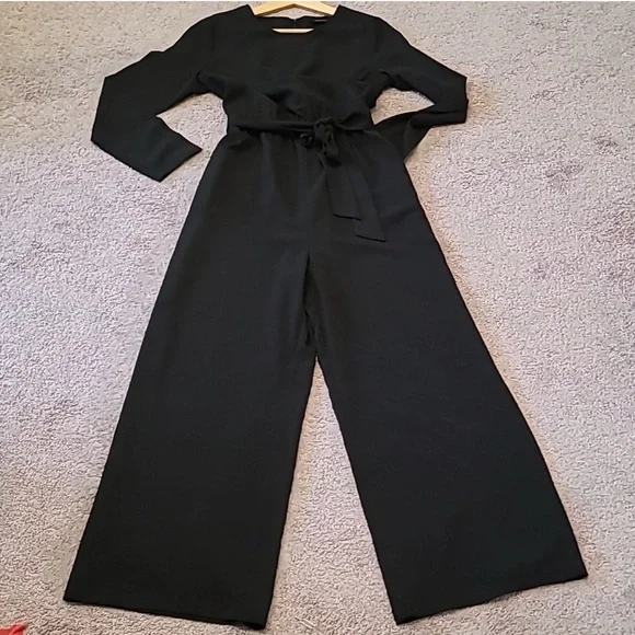 Who What When Wear Crew Neck Long Sleeve Modest Jumpsuit Sz Small - Picture 6 of 12